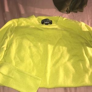 Lime Green fine Italian Wool